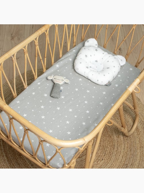 Sábana ajustable para moisés de bebé en algodón | SEVIRA KIDS - Kiabi Sábana ajustable para moisés de bebé en algodón | SEVIRA KIDS - Kiabi