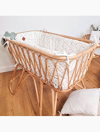 Sábana ajustable para moisés de bebé en algodón | SEVIRA KIDS