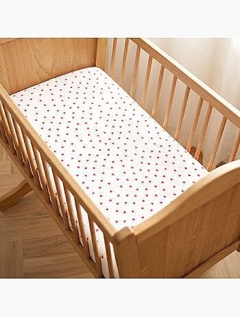 Sábana ajustable para moisés de bebé en algodón | SEVIRA KIDS