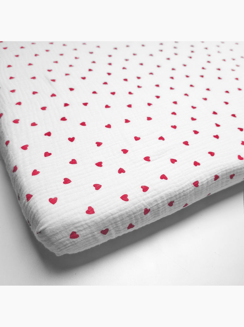 Sábana ajustable para moisés de bebé en algodón | SEVIRA KIDS Rojo - Kiabi
