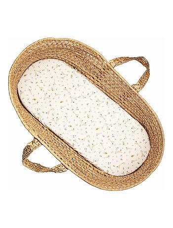 Sábana ajustable para moisés ovalado de bebé en algodón - SEVIRA KIDS