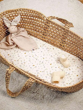 Sábana ajustable para moisés ovalado de bebé en algodón - SEVIRA KIDS