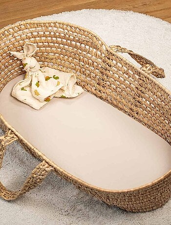 Sábana ajustable para moisés ovalado de bebé en algodón - SEVIRA KIDS