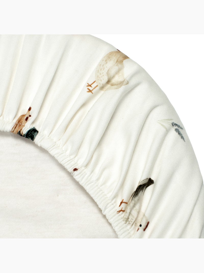 Sábana ajustable para moisés ovalado de bebé en algodón | SEVIRA KIDS Crudo - Kiabi