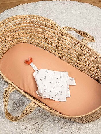 Sábana ajustable para moisés ovalado de bebé en algodón | SEVIRA KIDS