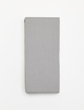 Sábana bajera para 1 persona 90 x 190 de algodón - Kiabi Home