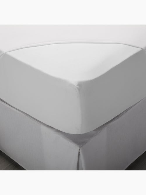 Sábana bajera 100% algodón - HOME -Ajustable - Transpirable - Kiabi Sábana bajera 100% algodón - HOME -Ajustable - Transpirable - Kiabi