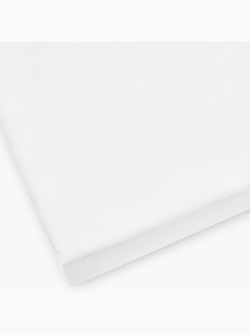 Sábana bajera 100% algodón percal - HOME -Extrasuave Blanco - Kiabi