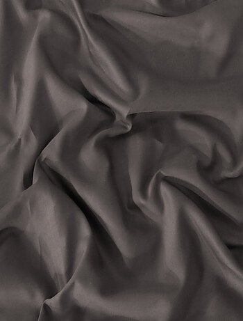 Sábana bajera 160x200 cm satén de algodón antracita