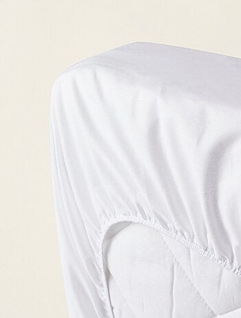 Sábana bajera 2 en 1 y protector de colchón impermeable 60x120 cm