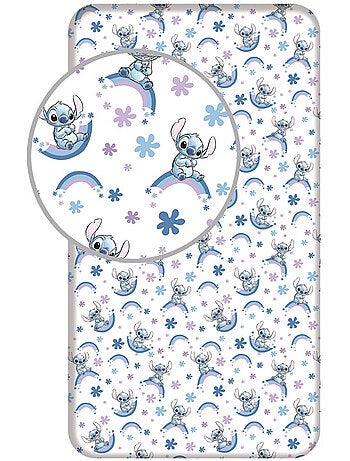 Sábana bajera 90 cm x 200 cm 100% algodón estampada lilo y stitch jerry fabrics