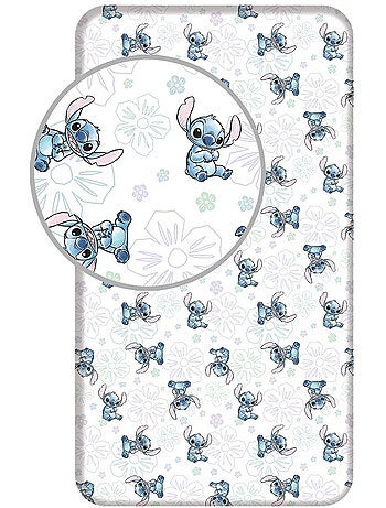 Sábana bajera 90 cm x 200 cm 100% algodón estampada lilo y stitch jerry fabrics