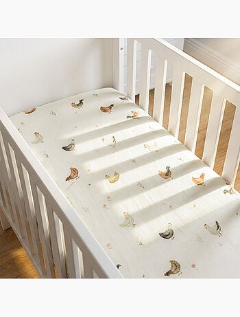 Sábana bajera ajustable de algodón - SEVIRA KIDS