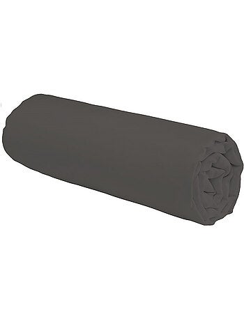 Sábana bajera ajustable de algodón liso de 57 hilos