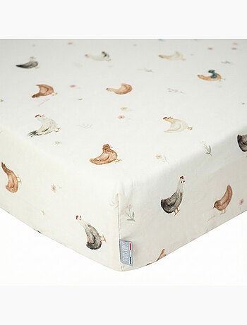 Sábana bajera ajustable de algodón | SEVIRA KIDS