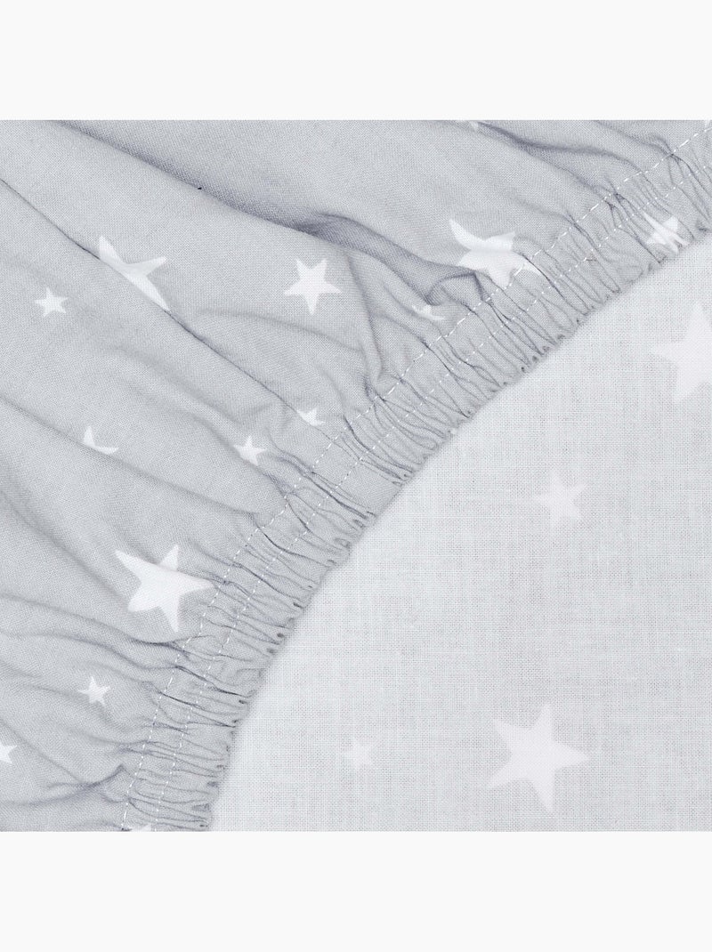 Sábana bajera ajustable de algodón | SEVIRA KIDS Gris - Kiabi