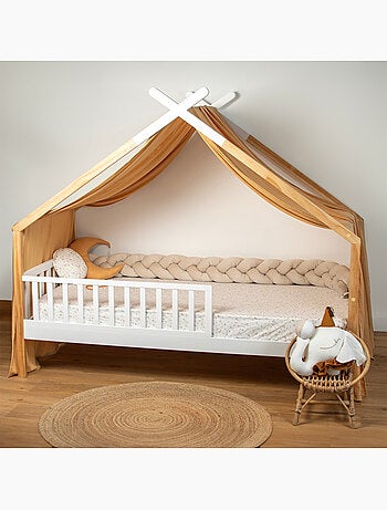 Sábana bajera ajustable de algodón | SEVIRA KIDS