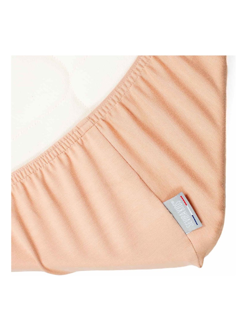 Sábana bajera ajustable de algodón | SEVIRA KIDS Naranja claro - Kiabi