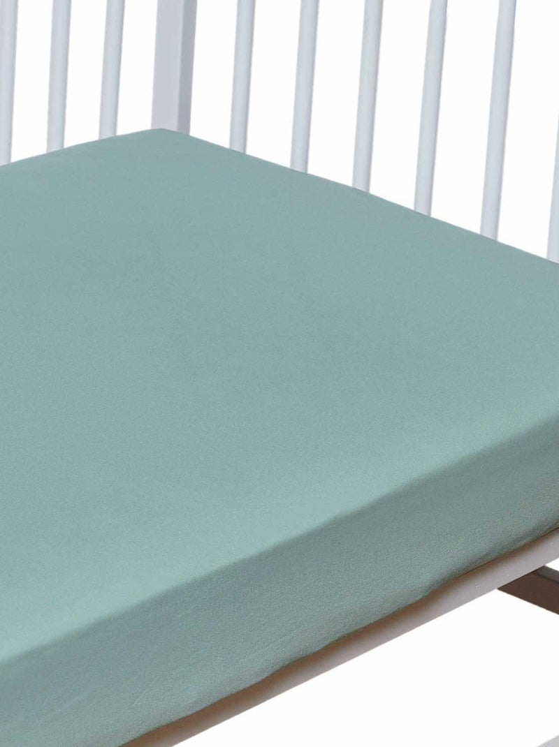 Sábana bajera ajustable de algodón | SEVIRA KIDS Verde - Kiabi