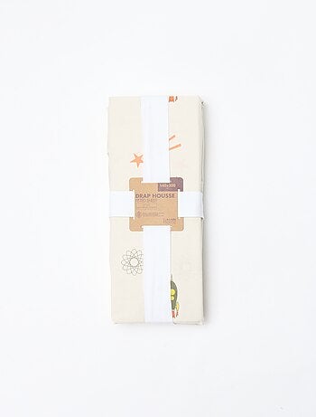 Sábana bajera ajustable individual (140x200) de algodón - Kiabi Home