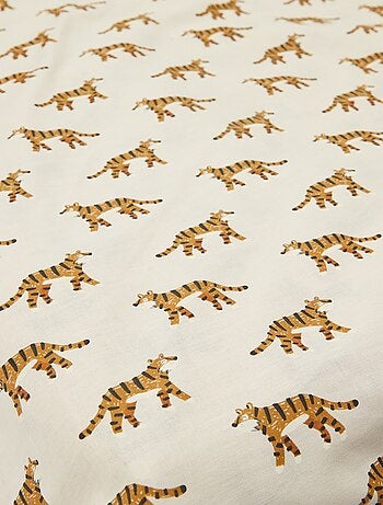 Sábana bajera ajustable individual (140x200) de algodón - Kiabi Home