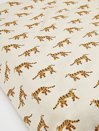 Sábana bajera ajustable individual (90x190) de algodón - Kiabi Home