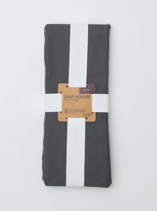 Sábana bajera ajustable individual (90x190) de algodón - Kiabi Home