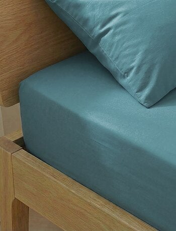 Sábana bajera ajustable individual (90x190) de algodón - Kiabi Home