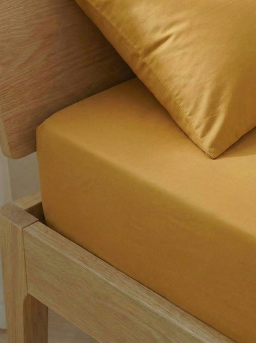 Sábana bajera ajustable para 2 personas (180x200) de algodón - Kiabi Home - Kiabi