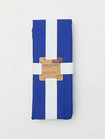 Sábana bajera ajustable para 2 personas (180x200) de algodón - Kiabi Home