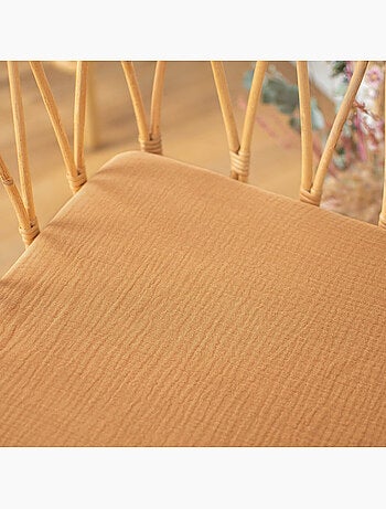 Sábana bajera ajustable para moisés en gasa de algodón | SEVIRA KIDS