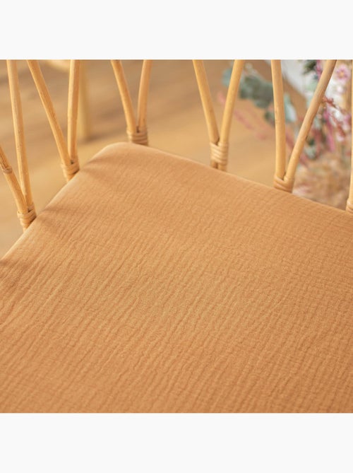 Sábana bajera ajustable para moisés en gasa de algodón | SEVIRA KIDS - Kiabi