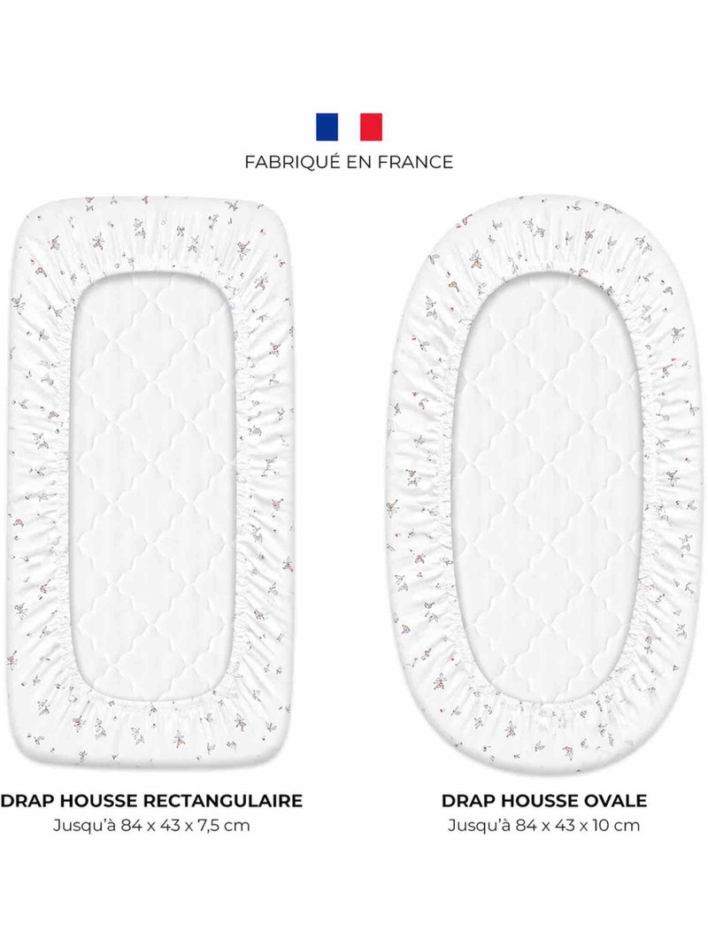 Sábana bajera ajustable para moisés en gasa de algodón | SEVIRA KIDS Multicolor - Kiabi