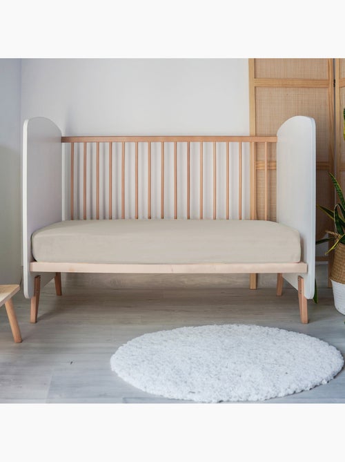 Sábana bajera baby jersey 100% algodón - Kiabi Sábana bajera baby jersey 100% algodón - Kiabi