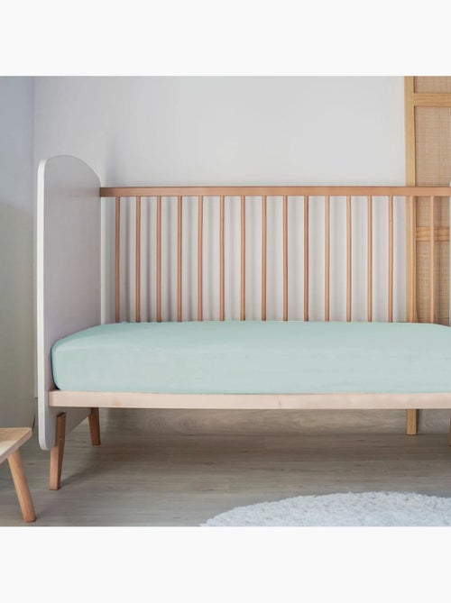 Sábana bajera baby jersey 100% algodón - Kiabi Sábana bajera baby jersey 100% algodón - Kiabi