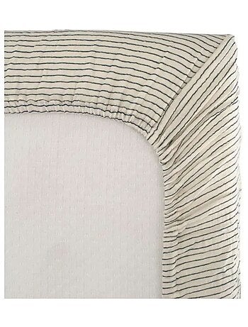 Sábana bajera bebé rayas