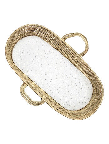 Sábana bajera capazo bebé gasa algodón - SEVIRA KIDS