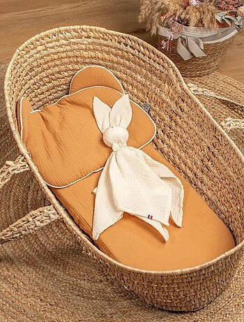 Sábana bajera capazo bebé gasa algodón | SEVIRA KIDS