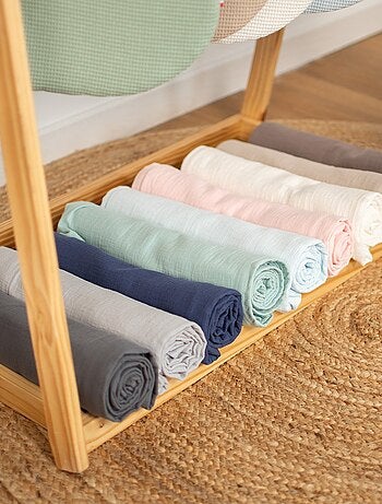 Sábana bajera capazo bebé gasa algodón | SEVIRA KIDS