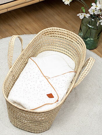 Sábana bajera capazo bebé gasa algodón | SEVIRA KIDS