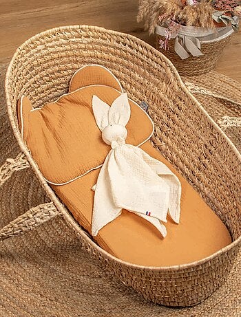 Sábana bajera capazo bebé gasa algodón | SEVIRA KIDS