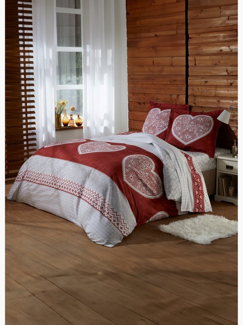Sábana bajera con estampado de chalet - Afibel - Kiabi