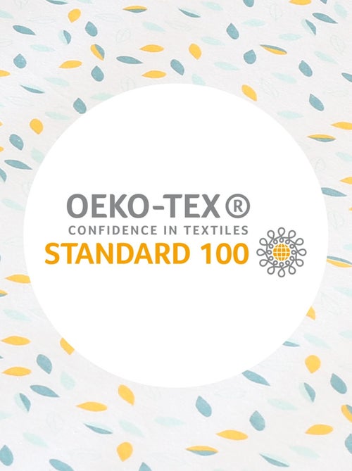 Sábana bajera cuna bebé modelo hoja - Kiabi