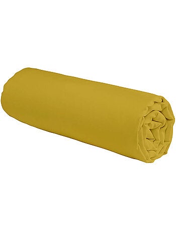 Sábana bajera de algodón de 57 hilos, lisa, con un borde de 25 cm