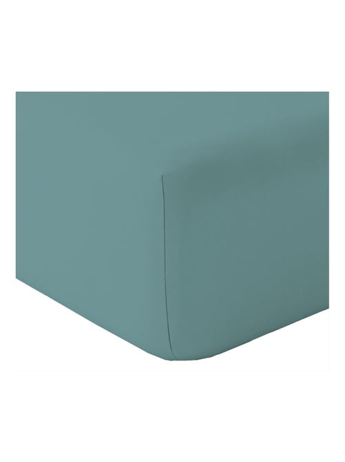Sábana bajera de algodón lavado Oekotex - Kiabi
