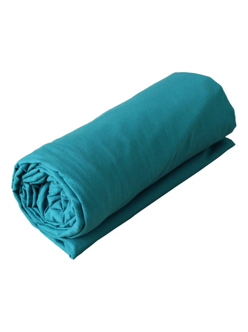 Sábana bajera de algodón lavado Oekotex - Kiabi