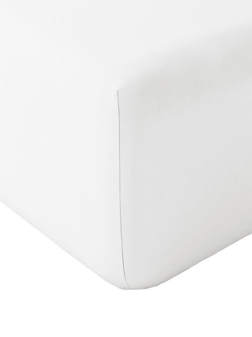 Sábana bajera de algodón lavado Oekotex - Kiabi Sábana bajera de algodón lavado Oekotex - Kiabi