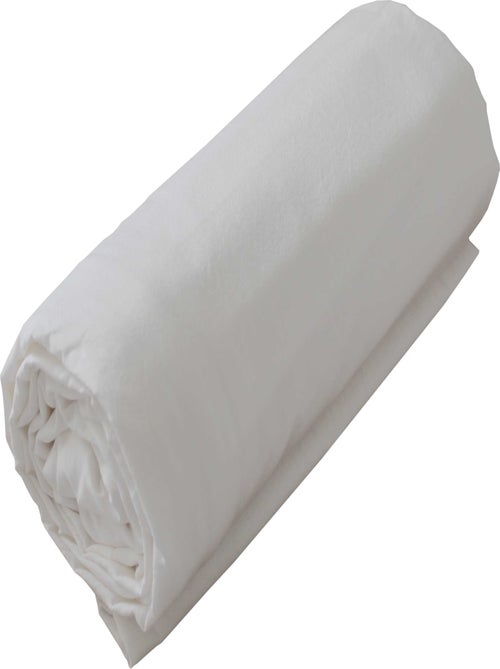 Sábana bajera de algodón lavado Oekotex - Kiabi Sábana bajera de algodón lavado Oekotex - Kiabi