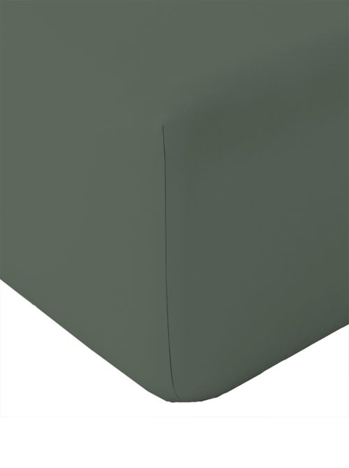 Sábana bajera de algodón lavado Oekotex - Kiabi
