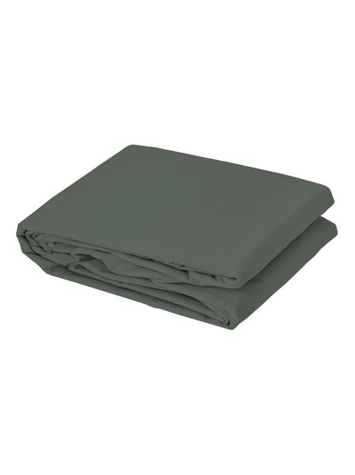 Sábana bajera de algodón lavado Oekotex - Kiabi